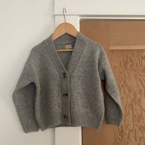 Super soft wool and cashmere cardigan from Poudre Organic